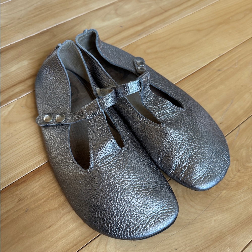 Duchess & Fox Women's T-Straps Silver